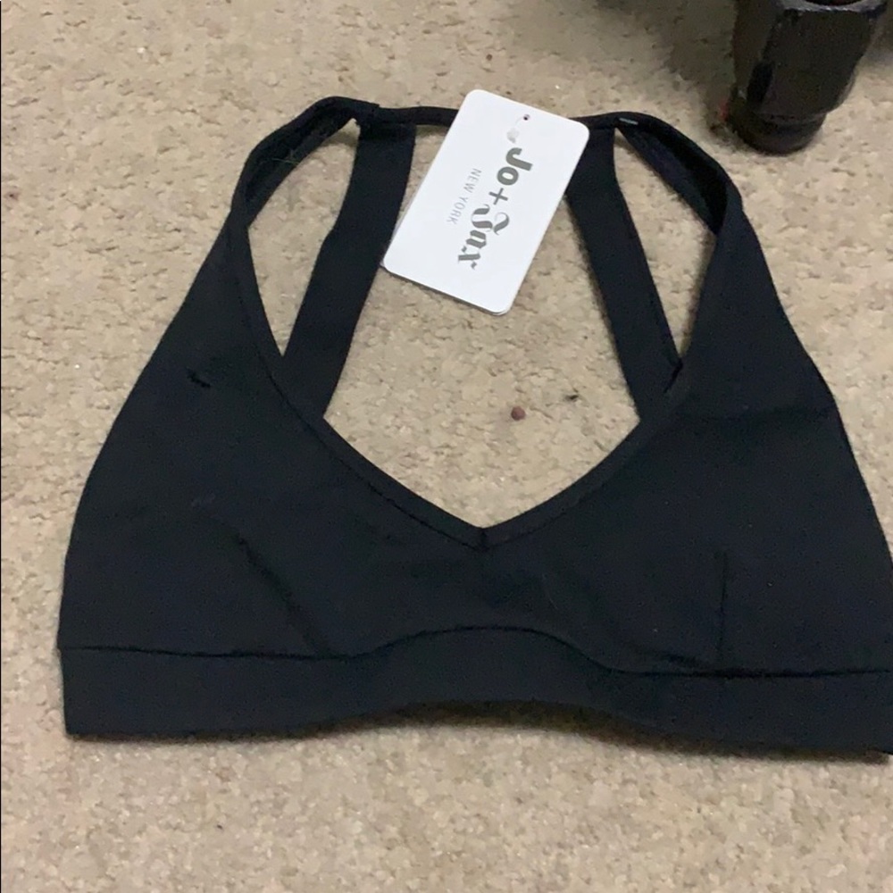 Jo + Jax Black Dance Sports Bra